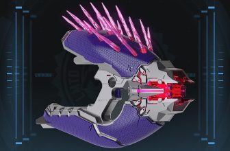 Halo Needler Blaster – Light-Up & 10 Darts!