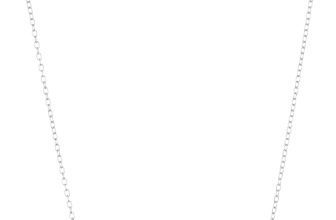 Amazon Essentials womens Sterling Silver Horizontal Bar Necklace, 18" (previously Amazon Collection)