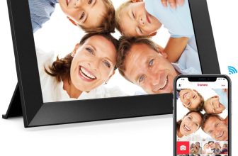 Frameo 10.1 Inch WiFi Digital Picture Frame, 1280x800 HD IPS Touch Screen Photo Frame Electronic, 32GB Memory, Auto-Rotate, Wall Mountable, Share Photos/Videos Instantly via Frameo App from Anywhere