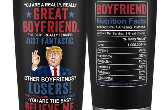 Gifts for Boyfriend, Him - Boyfriend Gifts from Girlfriend - Anniversary, Birthday Gifts for Boyfriend, Valentines Day Gifts for Him, Valentine Gifts for Boyfriend - Gift for Boyfriend - 20 Oz Tumbler