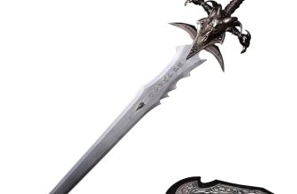Sword fort Carbon Steel frostmourne Real Metal-Handmade Anime Replica Game Cosplay Props, Lich King Arthas