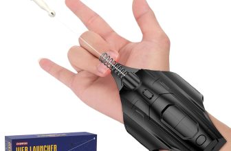 Web Launcher String Shooters Toy Upgrade 2.0, Cool Gadgets Spider Real Silk Superhero Role-Play Cool Stuff Fun Toys Great for Men and Teens (Black)