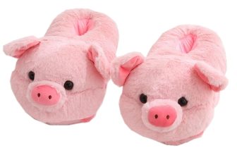 Women's Slippers Cute Pig Slippers Cartoon Slippers Animal Slippers Warm Slippers Winter Slippers Home Slippers Furry Slippers