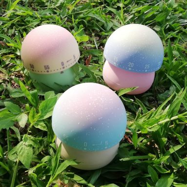 Cute Mushroom Timer – No Battery Needed!