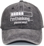 Vintage Washed Denim Baseball Cap – Unisex Adjustable